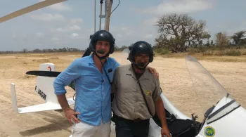 Raphaël en compagnie d'Eric Bruno.