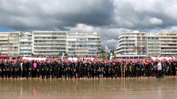 Départ Triathlon Audencia La Baule