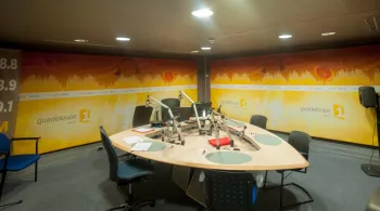 Visuel du studio radio de Guadeloupe 1ère