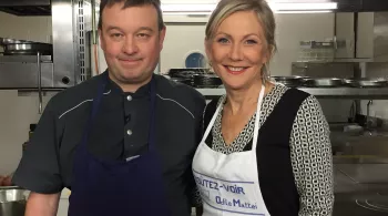 Odile et le chef