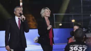 Nagui et Sophie Davant
