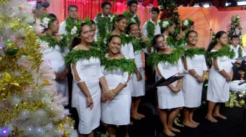 La chorale de Béthel se prépare à chanter