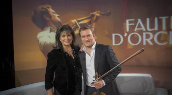Anne Sinclair et Renaud Capuçon
