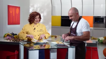 Anne Alassane et Stéphane Demont sur le plateau