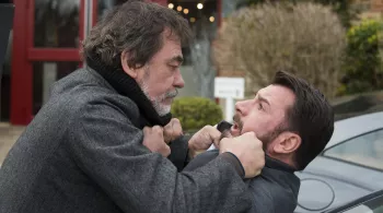 Olivier Marchal et Michaël Youn, dans Mon frère bien-aimé