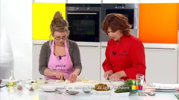 Anne et Justine sur le plateau