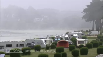 Vue du camping de Locquirec