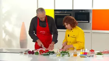 Anne et Vincent sur le plateau