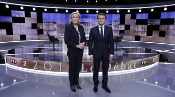 Marine Le Pen et Emmanuel Macron - © Christophe RUSSEIL/FTV