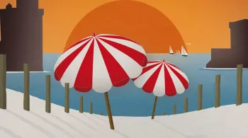 Affiche des Francofolies de La Rochelle 2017, du 12 au 16 juillet. Le mei