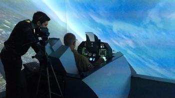 Simulateur de vol F16 © droits réservés