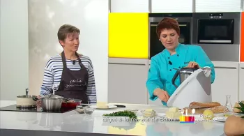 Anne et Karine sur le plateau e Péché Gourmand