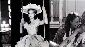 Jeanne Moreau dans Ascenseur pour l'échafaud et dans Viva Maria !