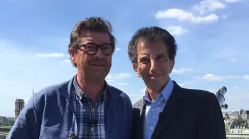 Yvan Hallouin et Jack Lang