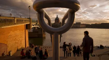 Garonne vue depuis Saint Pierre à Toulouse