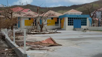 Ecole St Martin sinistrée