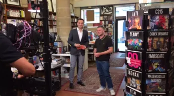 Avec Rodolphe Urbs Librairie "La mauvaise réputation"