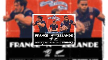 affiche de rugby - Test match : France / Nouvelle-Zélande