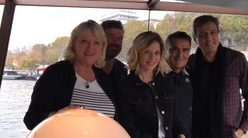 Boulevard de la Seine avec Charlotte de Turckheim