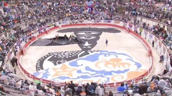 Arène de Nîmes avec peinture goyesque