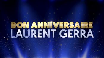 Logo Bon anniversaire Laurent Gerra