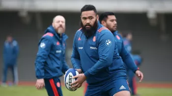 Rassemblement de l'équipe de France de rugby à Marcoussis le 31 janvier 2017