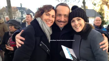 Sophie Menut, Vincent Ferniot et Laurence Laborie