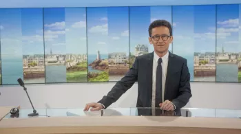 Eric Pinault présentateur du 19/20 Bretagne