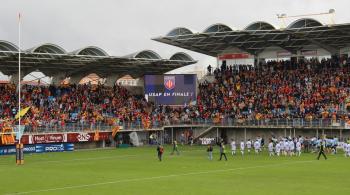stade Aimé Giral lors de la 1/2 finale ©DMutel