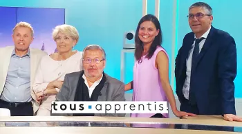 de g à D : Etienne Gless;Viviane Chaine Ribeiro;Patrick Toulmet;C le Grix de la Salle et Patrick Toulmet 