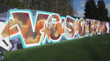 fresque murale