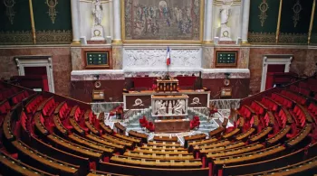 Hémicycle de l'Assemblée Nationale-  Photo Charlotte Schouboe France 3 