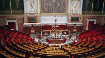 Hémicycle de l'Assemblée Nationale-  Photo Charlotte Schouboe France 3 