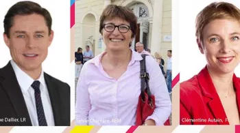 Philippe Dallier, LR, Sylvie Charrière REM et Clémentine Autain, FI
