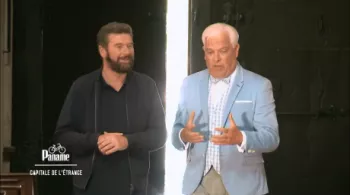 Yvan Hallouin & Frédérick Gersal dans la crypte 