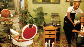 barbier à Cuba