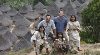 FRÉDÉRIC LOPEZ ET THOMAS PESQUET EN COLOMBIE