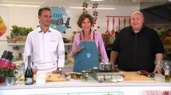 ça roule en cuisine - Geoffroy Orban, Maxime de Luca et Sophie Menut - crédit FTV