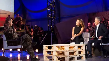 Marie-Sophie Lacarrau et Michel Drucker