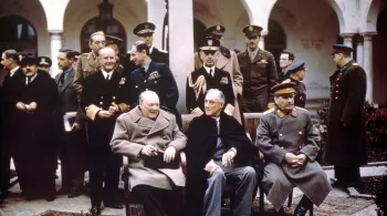 Yalta Staline Churchill et Roosevelt