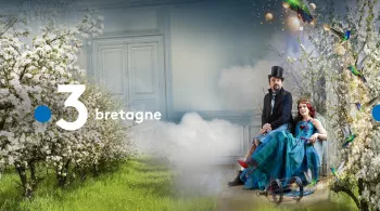 Yann-Herle Gourvès et Goulwena an Henaff dans jardin imaginaire