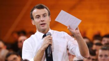 Emmanuel Macron, copyright Ludovic Marin/ AFP