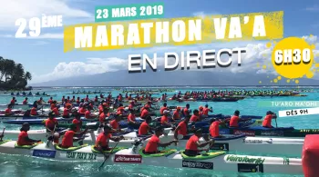 29ème marathon  va'a polynésie la 1ère