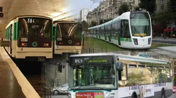 Metro, bus et  tram