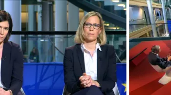 Vanessa Charbonneau (gauche) et Sophie Cochard (milieu) - plateau DEP