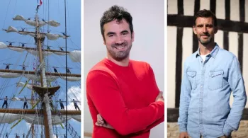 Alex Goude et Vincent Chatelain sur l'Armada