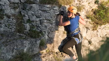 Escalade avec Gaëlle Vallée de la Loue