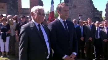 Emmanuel Macron à Oradour