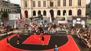Le basket 3x3 est sur la place à Poitiers / © Alain Darrignad - FTV