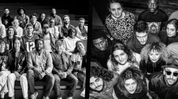 les élèves de l'école Kourtrajmé